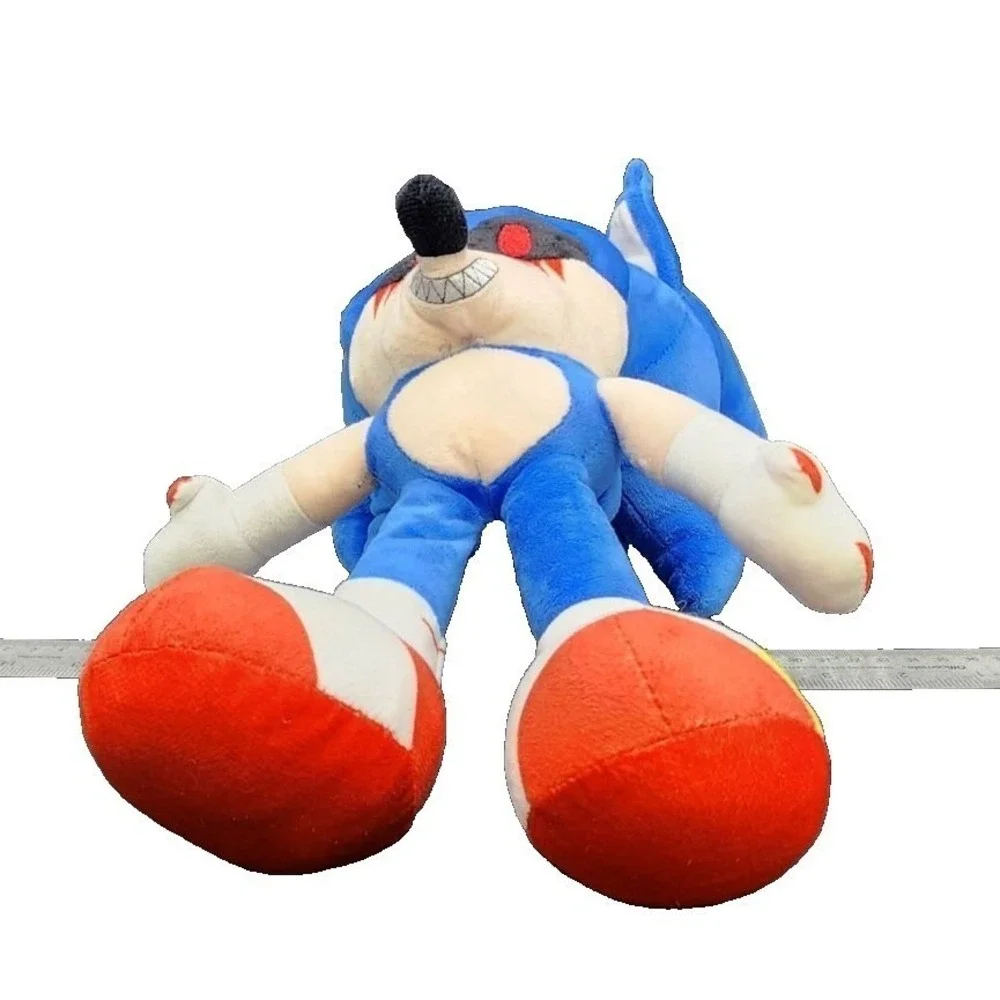 Sonic.exe Plush Blue Creepypasta Horror Gaming Stuffed‎ Toy Hedgehog Sega READ